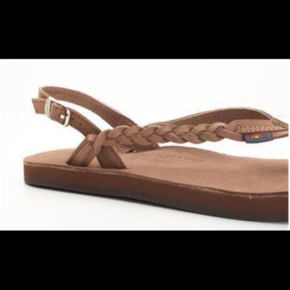 Avalon Dark Brown Braidy with Buckle Heel Strap - Picture 2 of 4